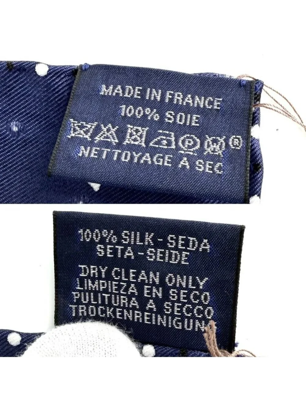 Hermes Scarf Carre 55 les Cles Bandana les Key Silk Navy